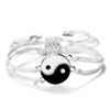 Bracelet tressé Dragon Tai Chi Gossip pour femmes et hommes, meilleurs amis, réglable, Yin Yang, bijoux de Couple à la mode, 2 pièces/ensemble