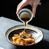 Japanese Clay Seasoning Disc Ceramic Flavoring Dish Soy Sauce Vinegar Dipping Dish Flavor Plate Kitchen Small Sauce Plate 3