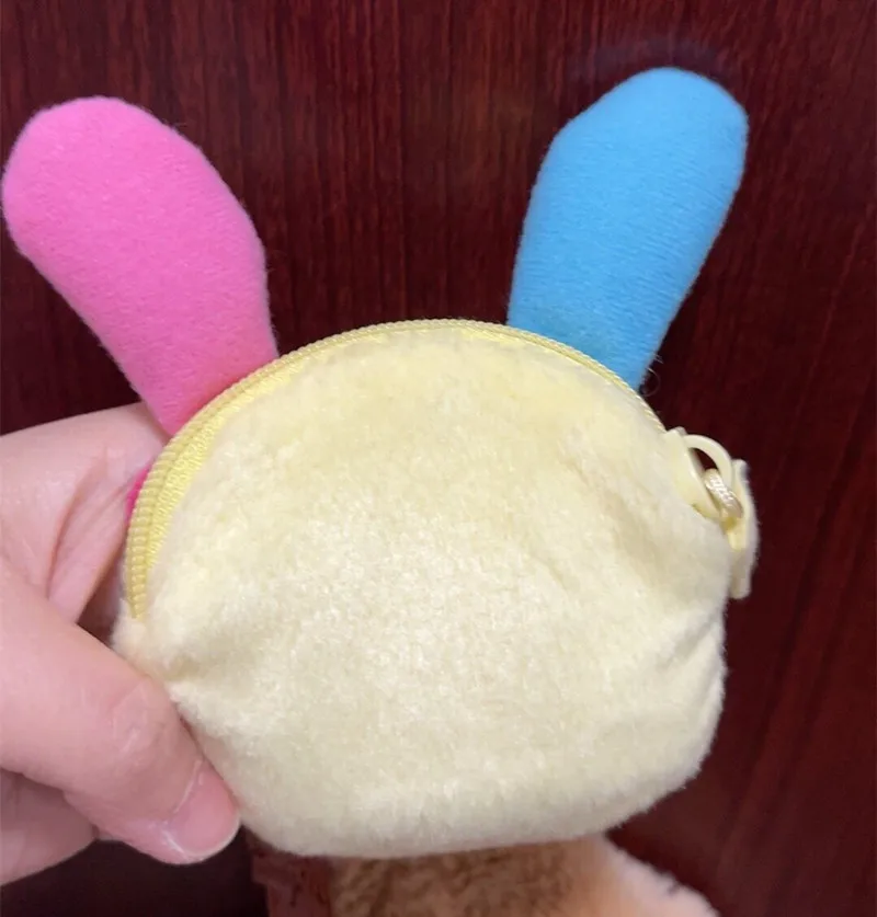 Cute Usahana Plush Coin Purse Wallet for Girls Kids Kawaii Women Bag Keychain Anime Bunny Mini Coin Pouch Storage Organizer Bag plush coin purse