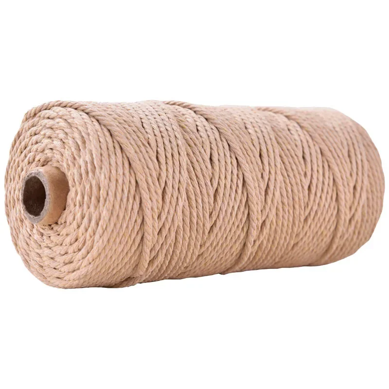 Cuerda De Macramé De 6 Mm X 175 Yardas | Cuerda De Macramé 100% Algodón
