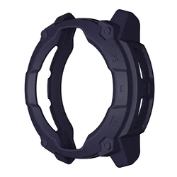 Silicone Protective Cover - Soft Case for Garmin Instinct 3 Solar Watch (Blue)