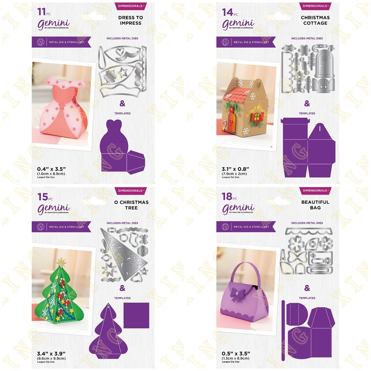 

Metal Cutting Die Scrapbook Embossed Paper Card Album Craft Template Cut Die Stencils New for 2023 Arrival Christmas Tree Bag