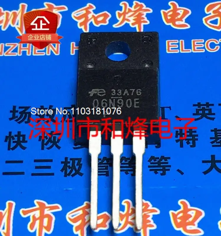 

(10PCS/LOT) 06N90E FMV06N90E TO-220F 900V 6A New Original Stock Power chip