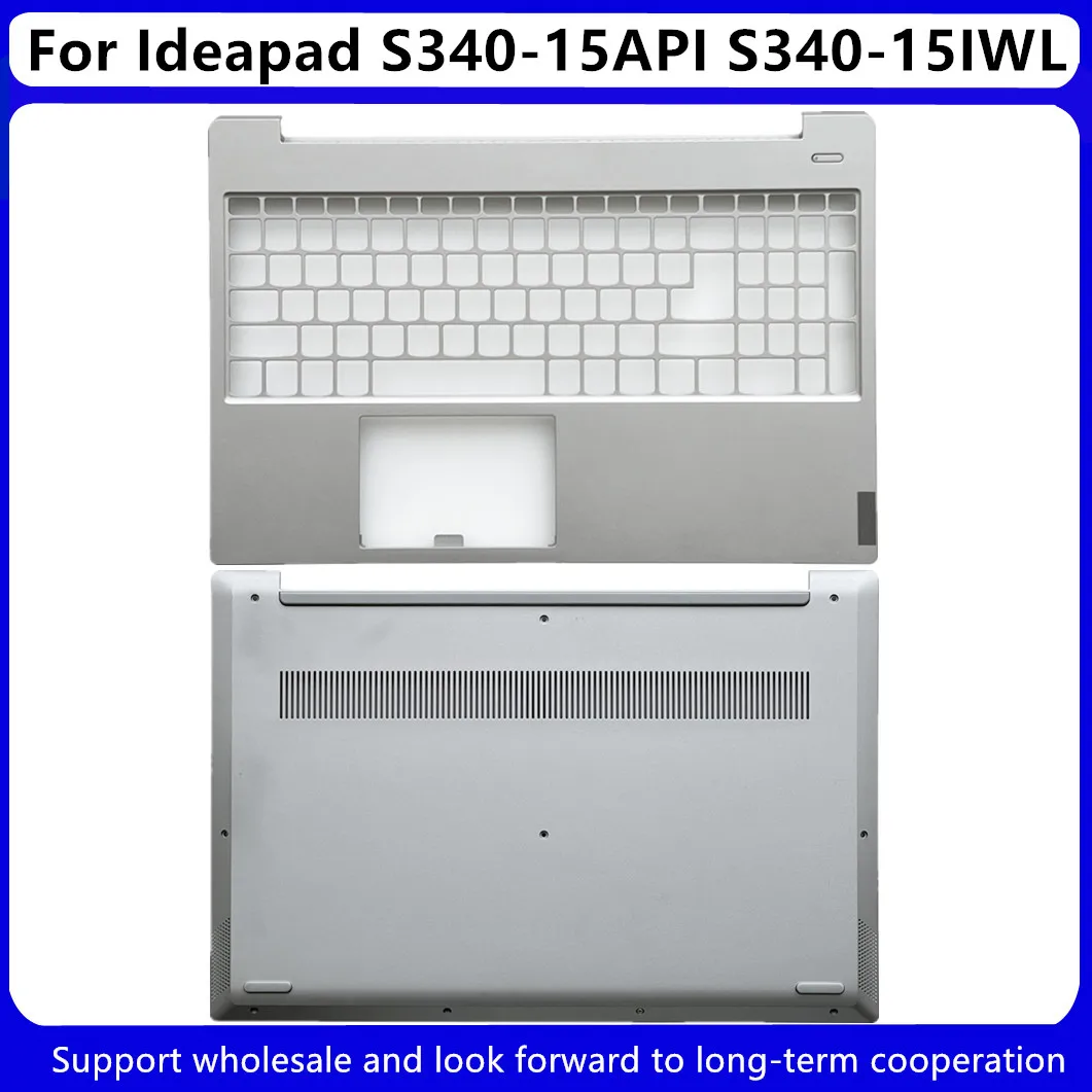 

Новинка, чехол для ноутбука Lenovo Ideapad S340-15IWL, верхний корпус, Упор для рук AP2GC000510 5CB0S18660/нижний корпус с низкой основой D