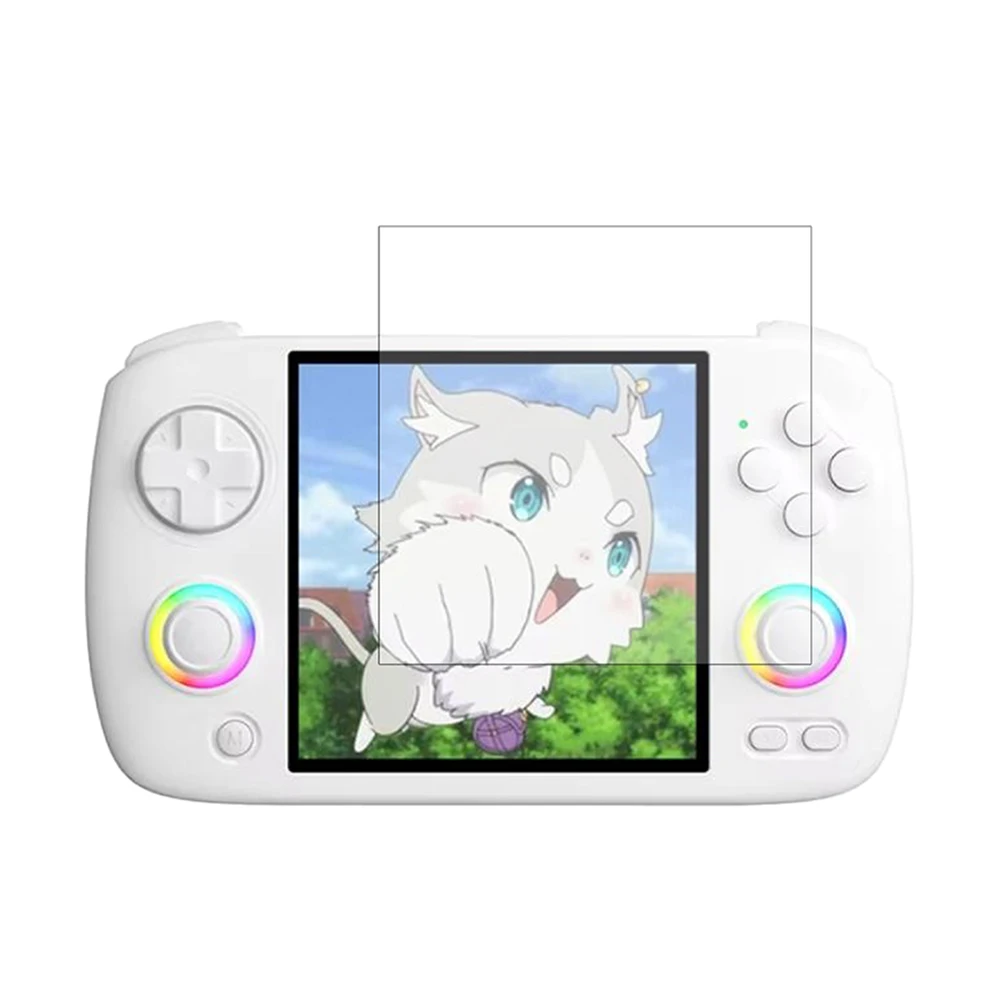 9H HD Portable Game Console Screen Protector Film Anti-Scratch Tempered Film High Touch Sensitivity for Anbernic RG CubeXX