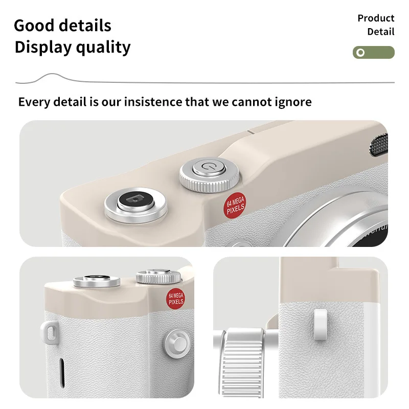 Cross-border Flip Screen Retro Campus Student Digital Camera CardCCDMicro SLR Camera HD Pixel Photography