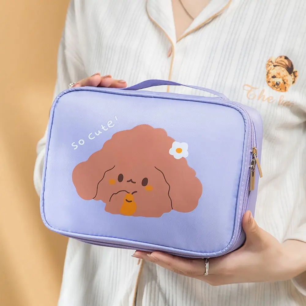 

Outdoor Kawaii Waterproof Girl Make Up Storage Bag Cartoon Toiletry Organizer Zipper Makeup Pouch Wash Bag Travel Cosmetic Bag