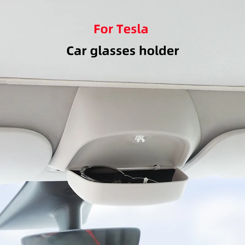 

For Tesla Model 3 Model Y 2019 2020 2021 2022 Glasses Case ABS Sunglasses Holder
