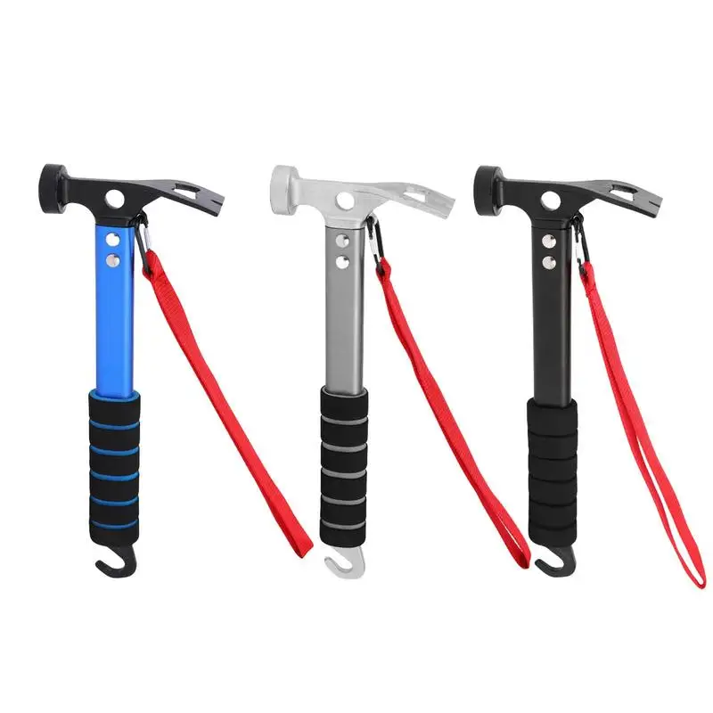 

Camping Stake Hammer aluminum alloy Outdoor Tent Peg Stake Mallet with Stake Puller Bottle Opener Portable Camping Accessories