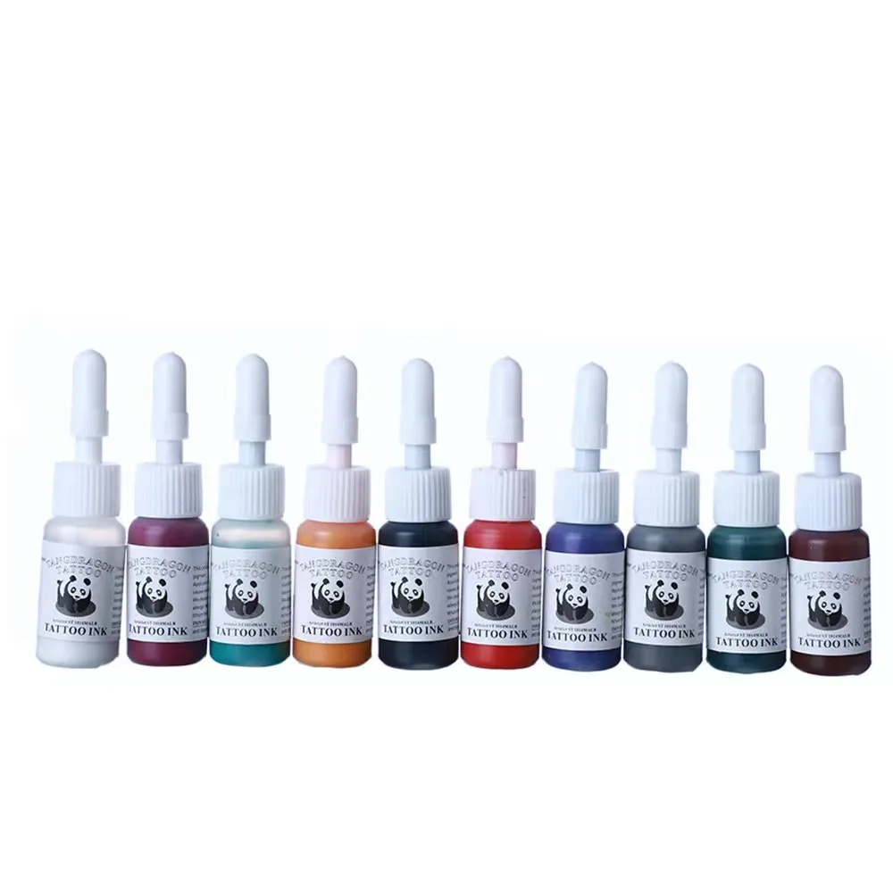 6/8/10 color ，Professional tattoo ink set,  tattoo consumables, long lasting, painting, body art supplies 2