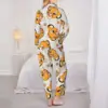 The-Lion-King Women's Pajamas Set Button Down Pajama 2 Piece Suit Pyjama Femme Nightwear Loungewear 5