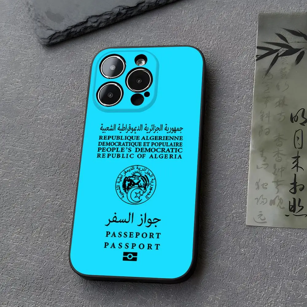 Algeria Passport Design Premium Phone Case