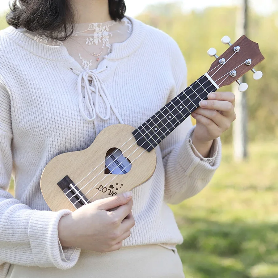 17 Inch Ukulele Set 4 String With Storage Bag