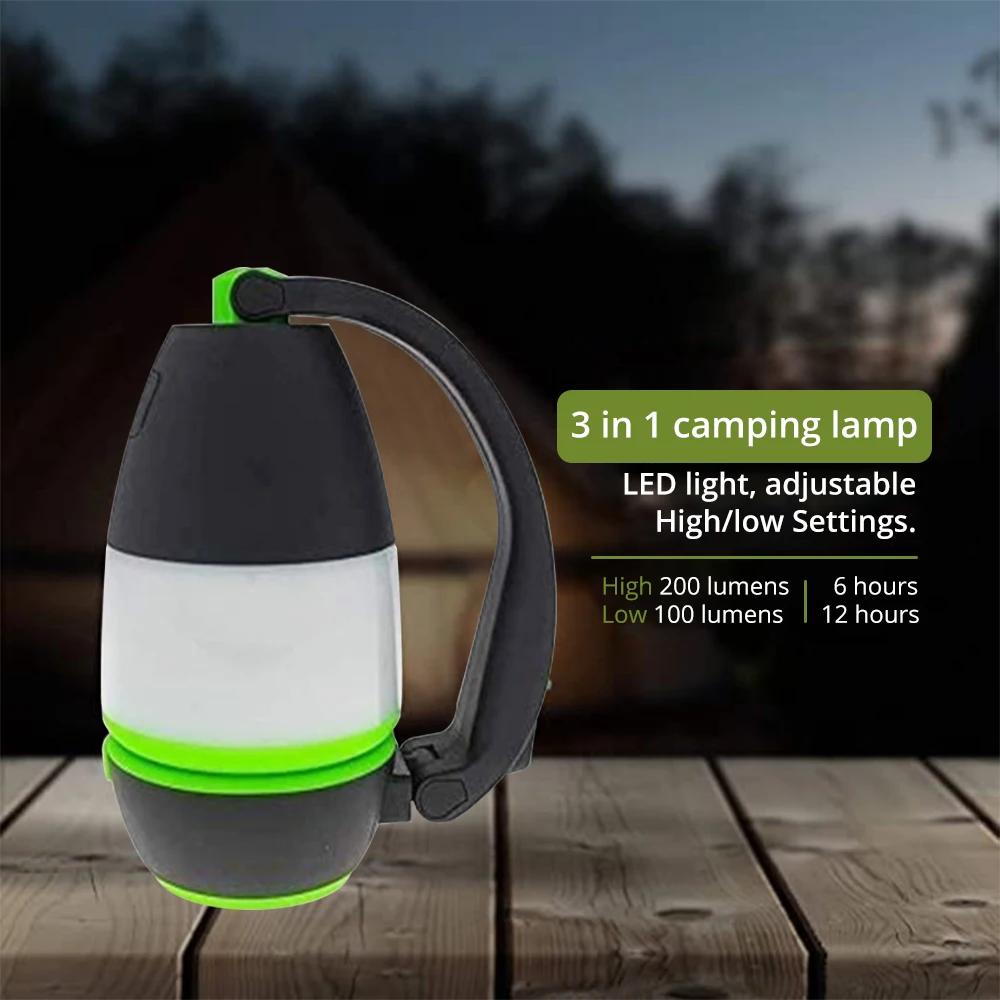 

Car LED Portable 3in1 Table Lamp Tent Light Camping USB Home Outdoor Emergency with Charging Treasure Night Lights Searchlight