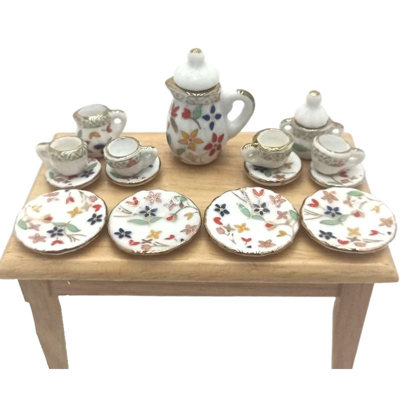 Doll Accessories BJD Doll House Ceramic Tableware