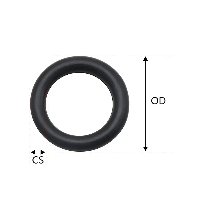 니트릴 고무 O-링 CS1mm4mm OD4mm30mm 오일 및 마모 Oring 미터법 씰링 NBR 가스켓 자동차 기계 배관 방수