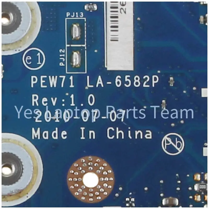 Placa-mãe do Portátil para Acer Aspire Pew71 La6582p 5733 5742 5742 5742g 5733z Pga 988a Hm55 com ou Nenhum Hdmi Ddr3 - Imagem 6
