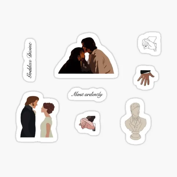 

5 шт., наклейки на бутылки для воды, с принтом