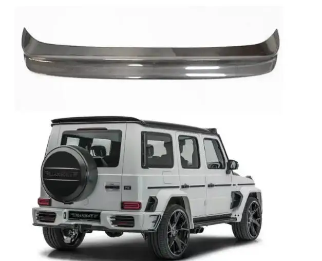 

For Mercedes-Benz W463 W464 G-Class G500 G350 G63 AMG 2002-2018 2019-2024 Real Carbon Fiber Car Rear Wing Trunk Lip Roof Spoiler