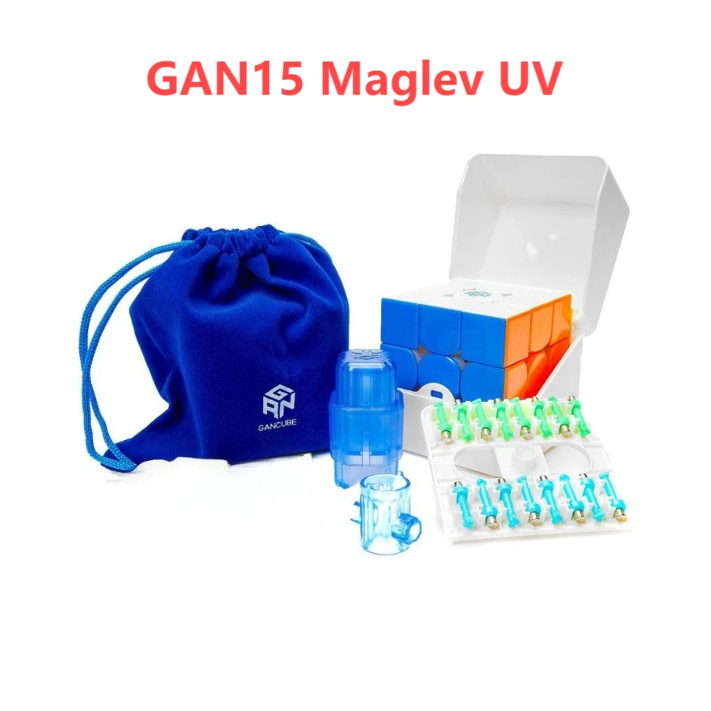 その他 0204 GANCUBE GAN 15 Maglev UV GAN 15 MagLev 3x3 Transparent UV Coated - 10th Ann