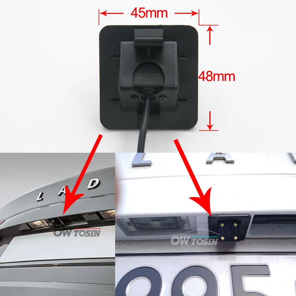HD 1280*720 Fisheye Rear View Camera for LADA VESTA Cars