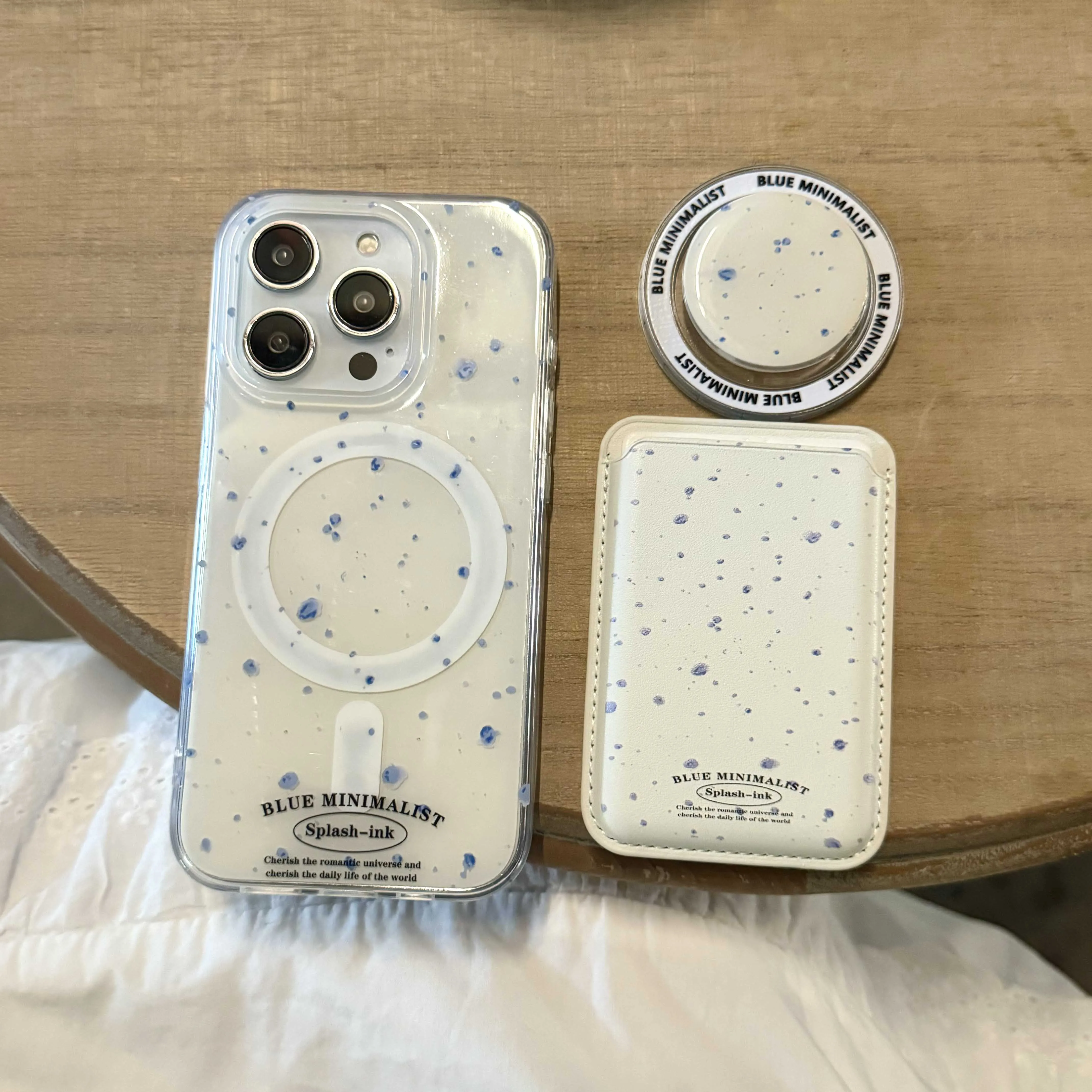 Splash-Ink Magnetic Stand Holder Phone Case