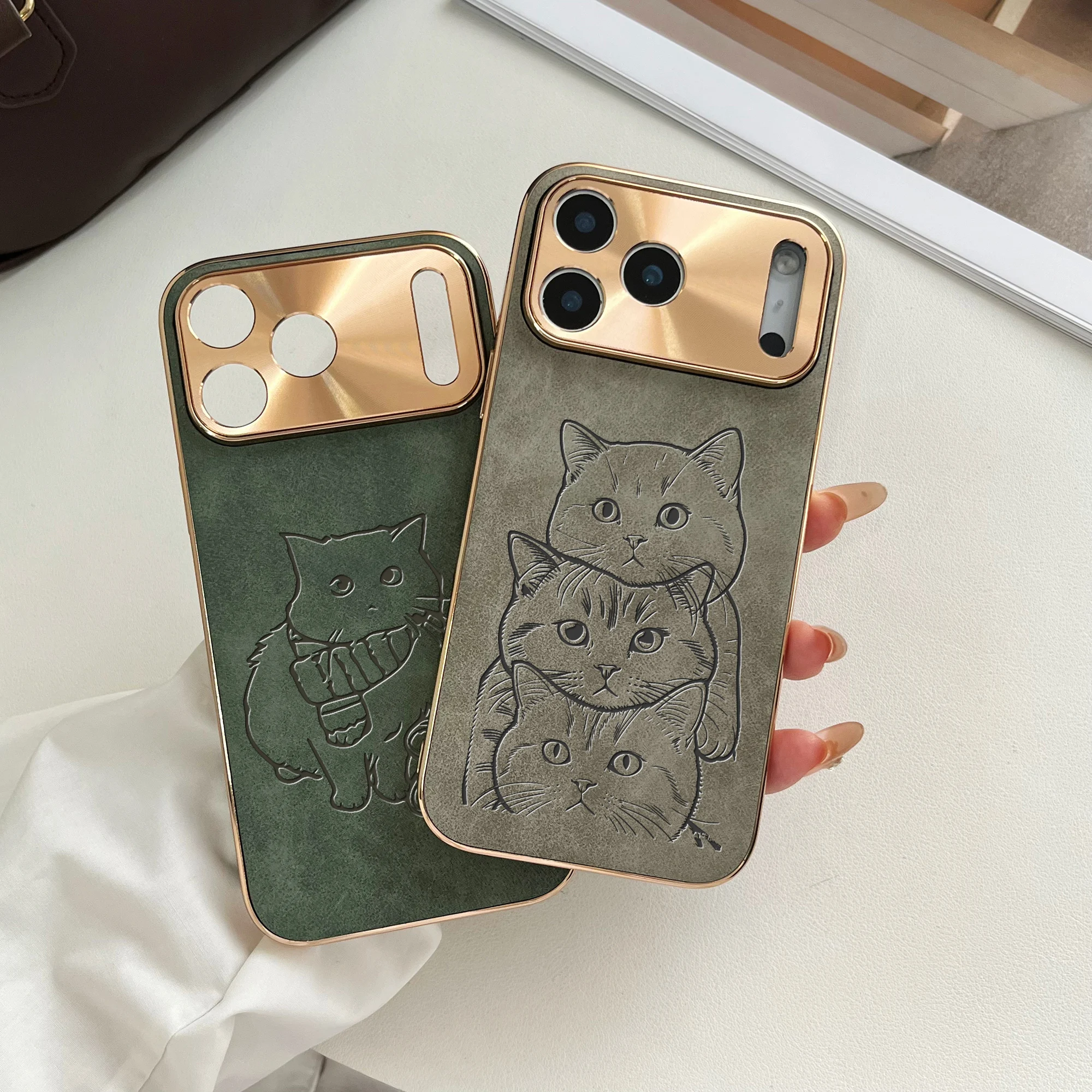 Personalized Custom Hand Drawn Lines EtcImage Design Plating Phone Case thumbnail 5
