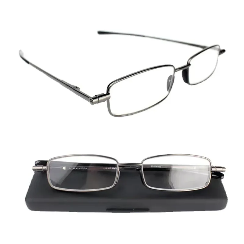 Slingshots Glasses Magnifying Glasses Progressive Reading Glasses for Men Women Foldable Full-Rim Frame Gafas Presbyopic Gafas 5