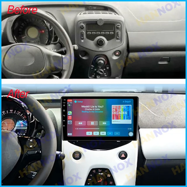 KIT Autoradio écran tactile multimédia Citroën C1 de 2014 à 2019 