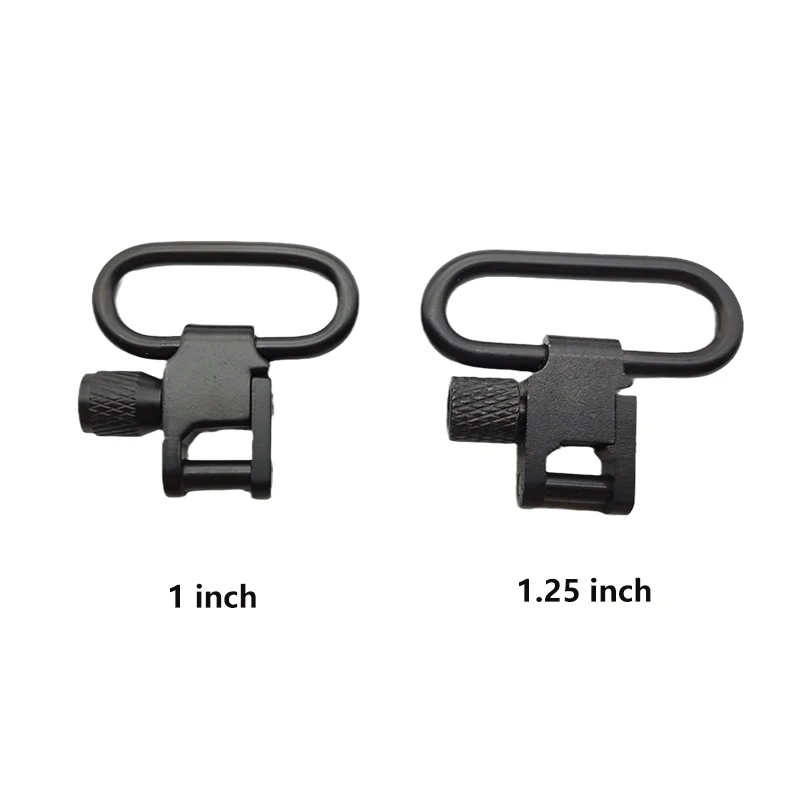 

2pcs 1/1.25 inch QD Sling Swivel Strap Buckles Kit Metal Quick Detachable Sling Mount Ring Outdoor Hunting Accessories