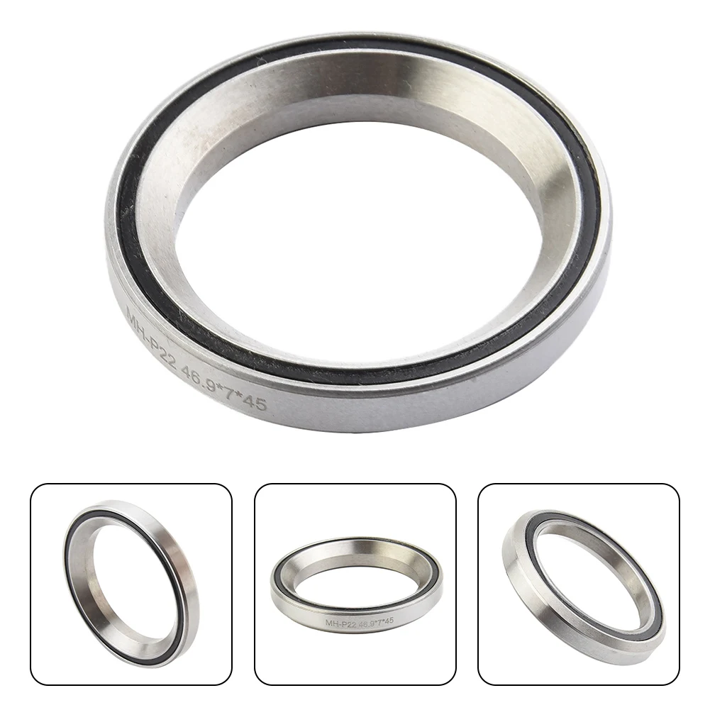 

Bike Headset Bearings 1.5 1 1/8inch 45/36 Angle Bicycle Parts 38/39/41/44/49/52mm Steel Silver Cycling Accessories