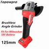 Brushless Angle Grinder 125mm Fit For Milwaukee 18V Battery Cutting Polishing Grinding Machine Variable Speed Power Tools 1