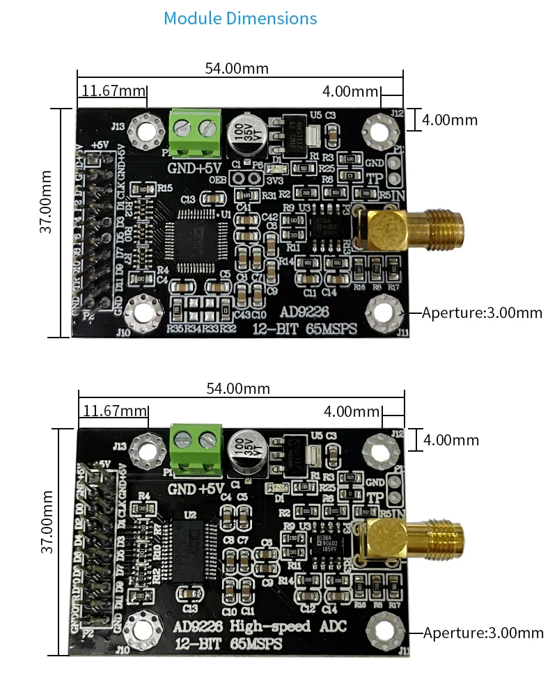 amostragem aquisição de dados analógico-para-digital conversor fpga