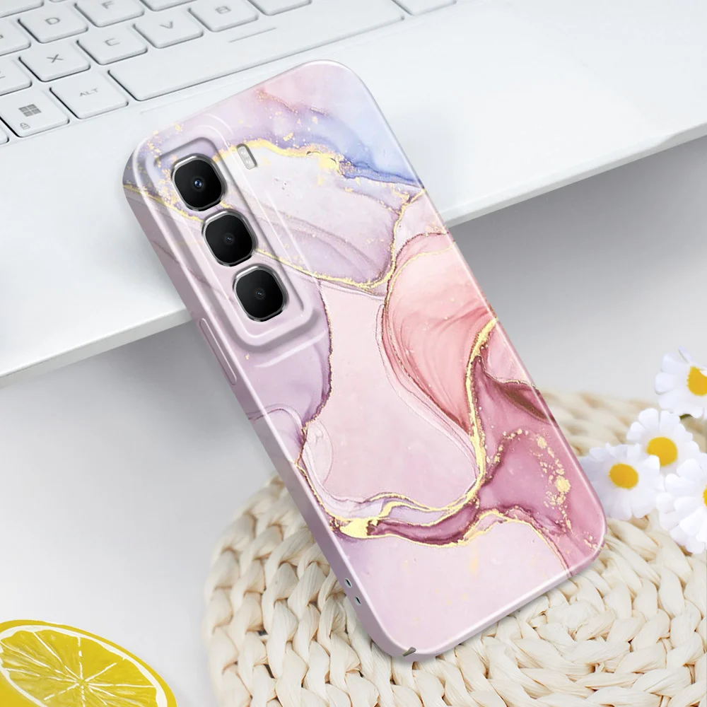 Luxurious Gold Marble Hard Cover Phone Case