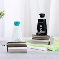 Bathroom Accessories Toothpaste Squeezer Tube Roller Stainless Steel Wringer Roller Rotate Dispenser for Ointments Cosmetics 2