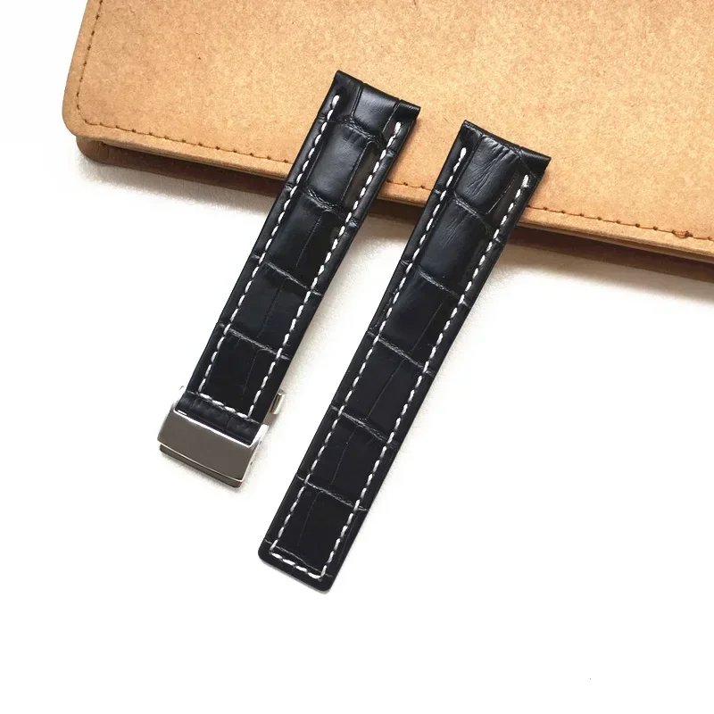 ブライトリング　レザーベルト 24mm Genuine Leather Strap 22mm Breitling | 22mm Leather