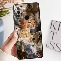 Cute Cat Phone Cover Case - Stylish Design - Huawei P30 lite (Mix01)