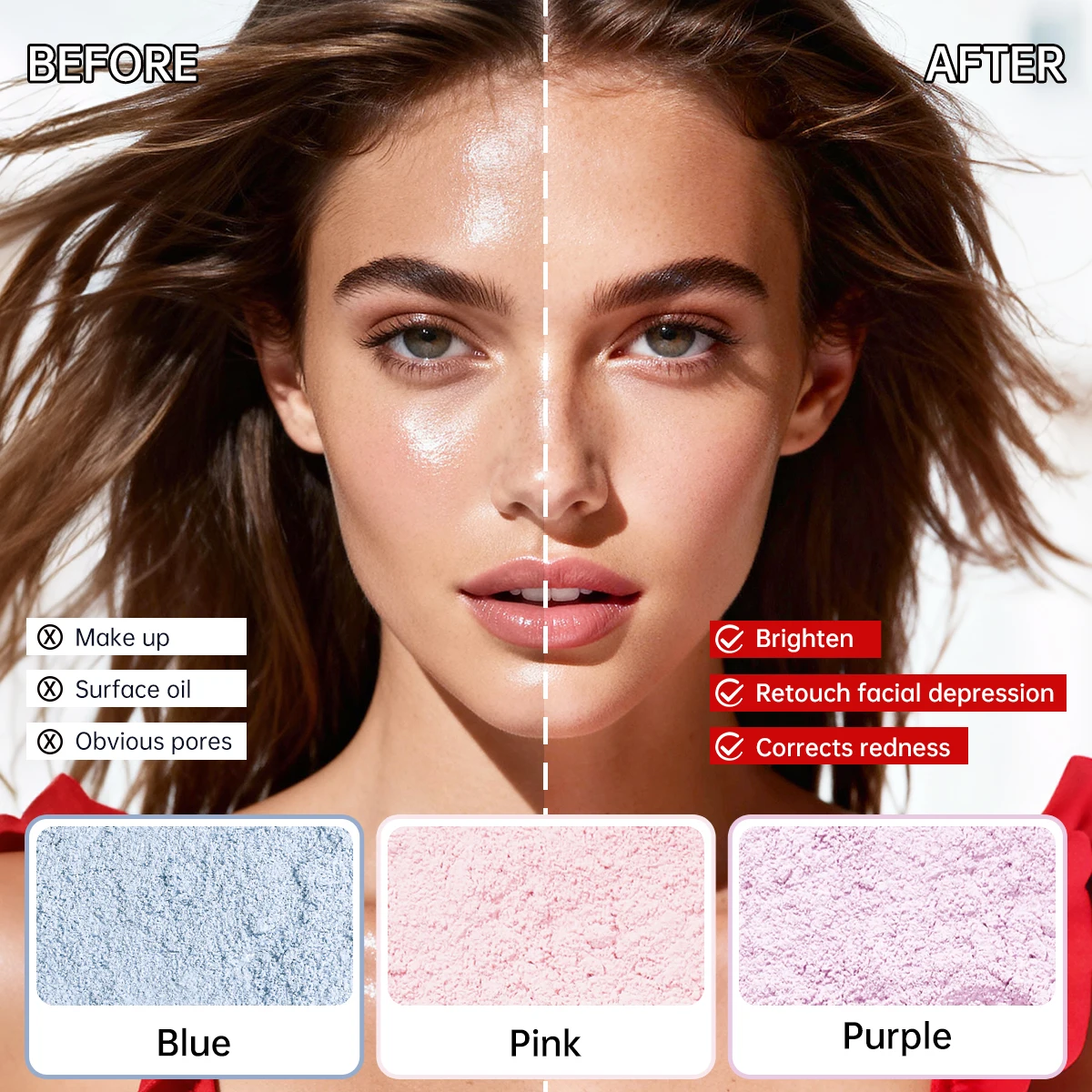 CATKIN Makeup Loose Setting Powder, Oil Control Poreless Face Powder Suitable for All Skin Tones and maintain matte and natural 4 CATKIN Makeup Loose Setting Powder, Oil Control Poreless Face Powder Suitable for All Skin Tones and maintain matte and natural 4