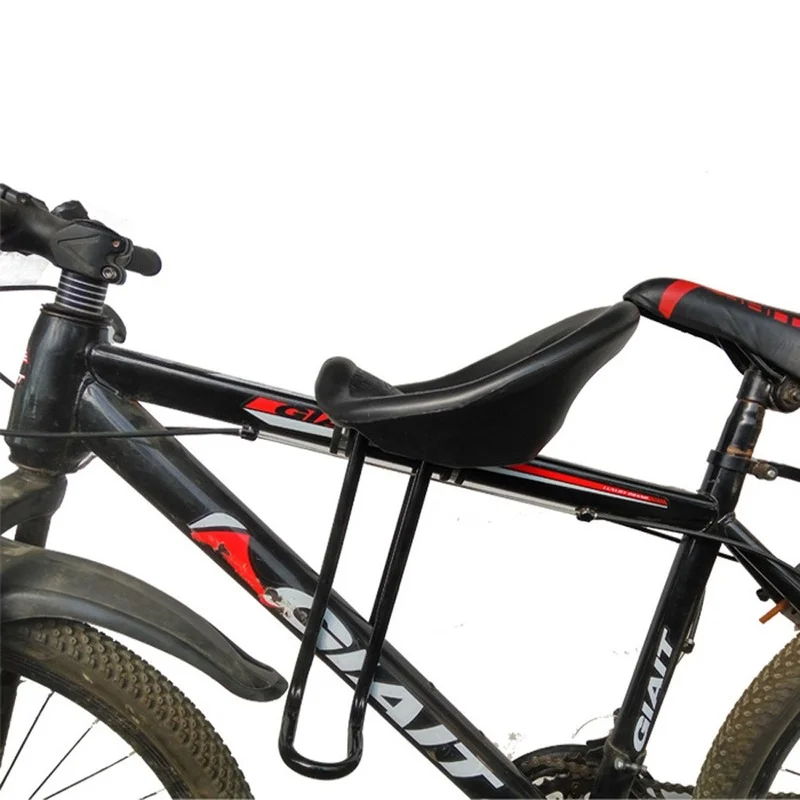 Bicycle Front Seat Child Bike Seat Front Mount Mountain Bike with Footrests Size 3-6CM