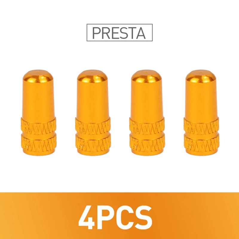 4/8pcs Aluminum Alloy Bicycle Tire Presta Valve Caps Bike Covered Protector MTB Road Tyre Dustproof AV/FV Valve Bike Accessories bicycle tire valve cap