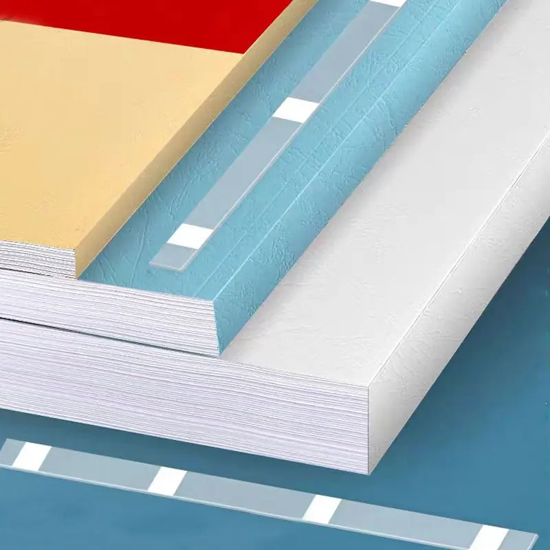 40PCS/Lot Hot Melt Binding Machine Glue Strip 4/6/8mm Glue Binding Machine Film Contract Bidding Envelope Seal Office