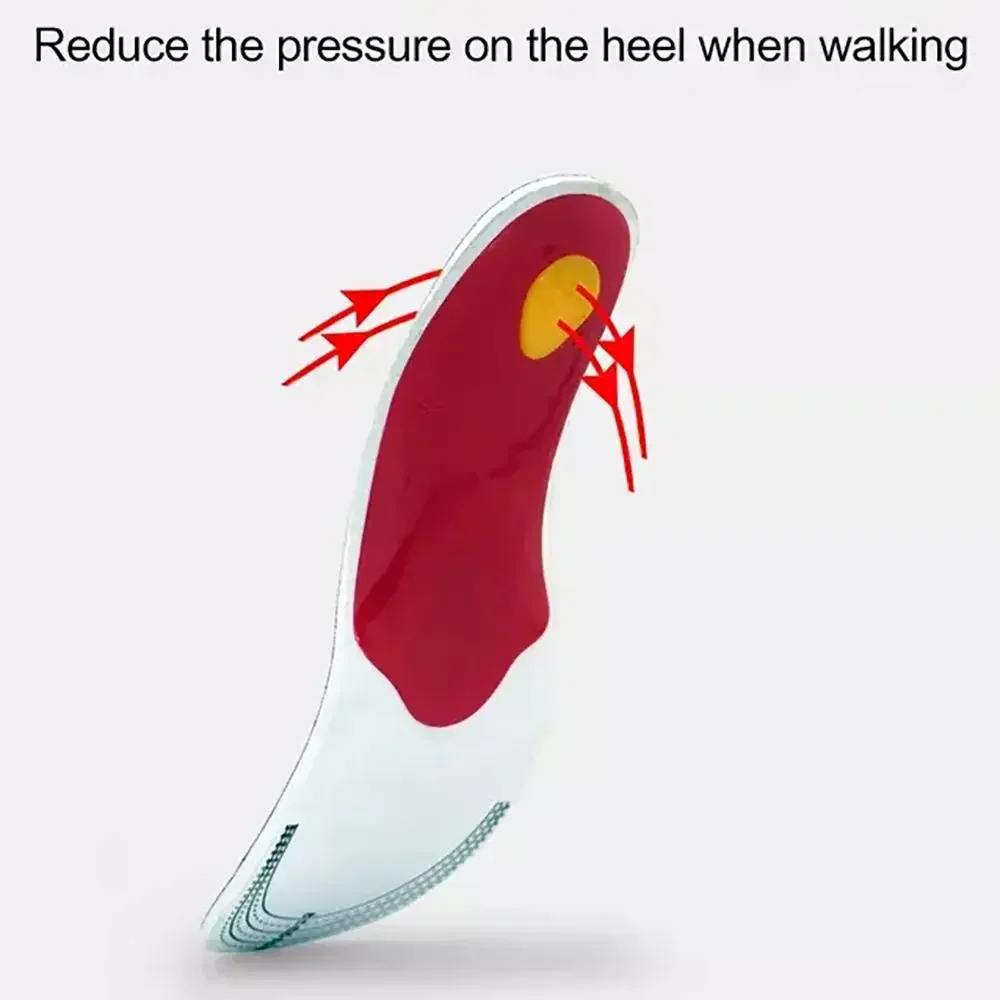 Orthopedic Sport Insoles Shoes Sole Shock Absorption Deodorant Breathable Cushion Running Insoles Man Women Orthopedic