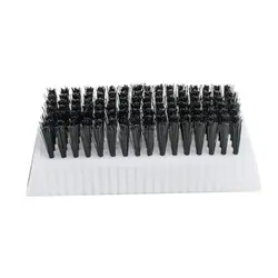 Deluxe Surgical Scrub & Nail Cleaning Brush with Stiff Bristles (Black)