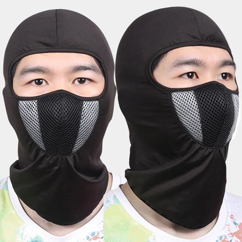 

Balaclava Full Face Mask Dustproof Headgear Unisex Breathable Sports Caps Cycling Hat Windproof Sunscreen Men CS Hood Mask Cap