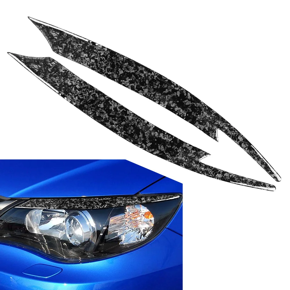 

1 Pair Car Headlight Eyebrow Eyelid Cover Trim For Subaru Impreza WRX STi X 10th 2008 2009 2010 2011 Exterior Parts