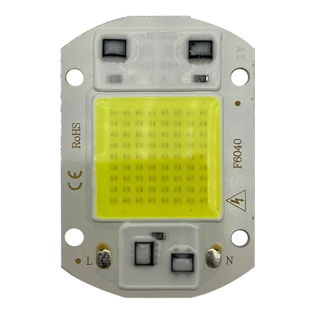 6Pcs LED COB Lamp Bead DIY Flood Light Compact Outdoor Chip Lamp Portable Smart IC Driver Spotlight for Camping Hiking