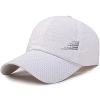 Simple Solid Color Adjustable Baseball Cap Golf Camping Outdoor Travel Sun Hat Lightweight Sunshade and Quick Drying Mesh Cap 2