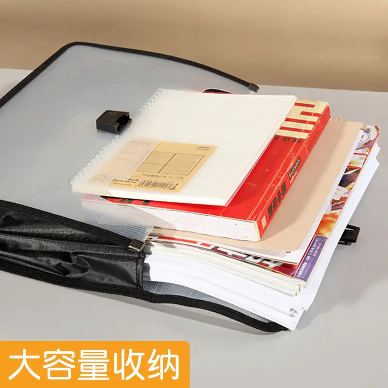 File Bag File Folder A4 Transparent Organ Bag Storage