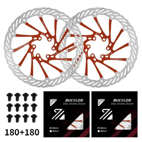 BUCKLOS Ultralight MTB Bike Hydraulic Disc Brake Rotor 160/180/203mm Mountain Road Racing Bicycle Brake Disc with 6 Free Bolts - Image 8