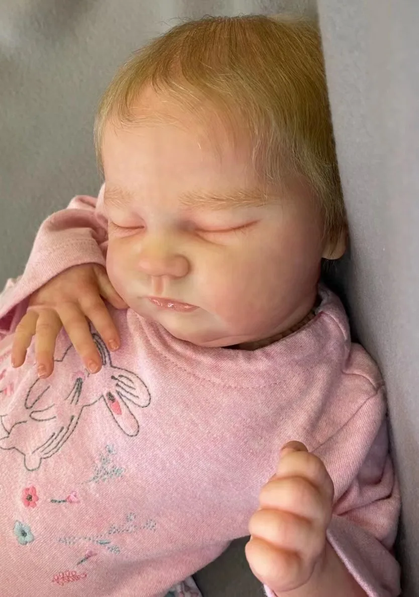 Fbbd Already Finished Reborn Baby Doll Quinlyn With Golden Hair Hand